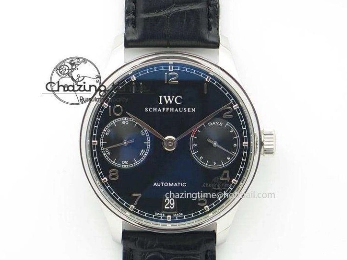 MIROTIME 1219 Unisex Portuguese Real PR RG IW500702 ZF 1:1 Best Edition On Brown Leather Strap A52010 V 7303